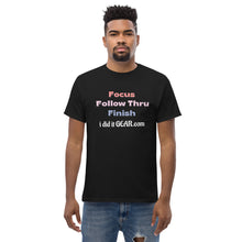 Load image into Gallery viewer, Focus Follow Through Finish ididitgear Unisex classic tee