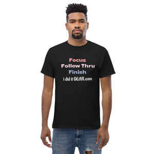 Focus Follow Through Finish ididitgear Unisex classic tee