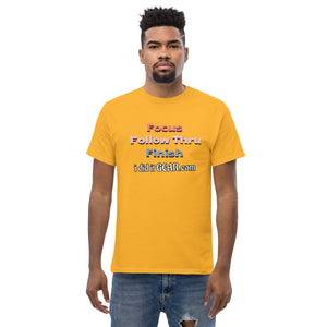 Focus Follow Through Finish ididitgear Unisex classic tee