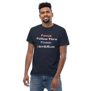 Focus Follow Through Finish ididitgear Unisex classic tee