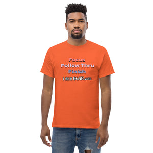 Focus Follow Through Finish ididitgear Unisex classic tee