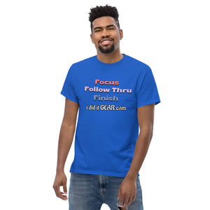 Focus Follow Through Finish ididitgear Unisex classic tee