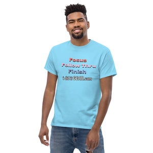 Focus Follow Through Finish ididitgear Unisex classic tee