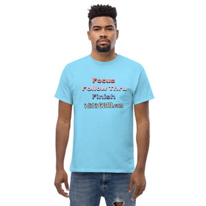 Focus Follow Through Finish ididitgear Unisex classic tee