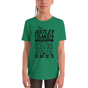 Antley Family Reunion 2023v4y Youth Short Sleeve T-Shirt