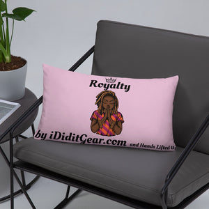 I Am Royalty Black Woman Pillow