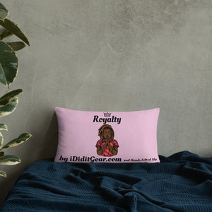 I Am Royalty Black Woman Pillow