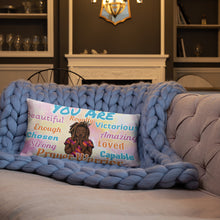 Load image into Gallery viewer, I Am Royalty Black Woman Pillow