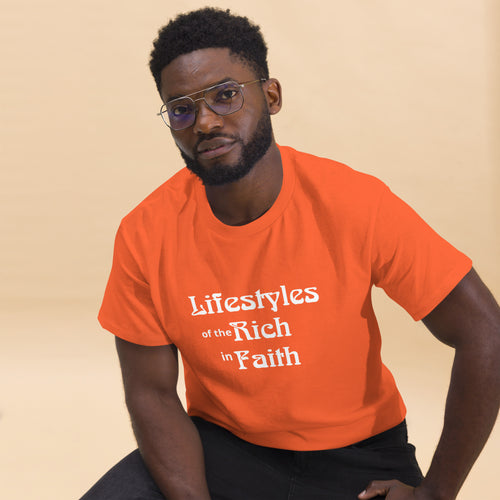 Lifestyles of the Rich in Faith classic tee