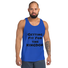 Load image into Gallery viewer, Getting Fit for the KINGDOM Unisex Tank Top