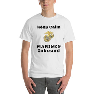 Marines "Keep Calm" Cotton T-Shirt