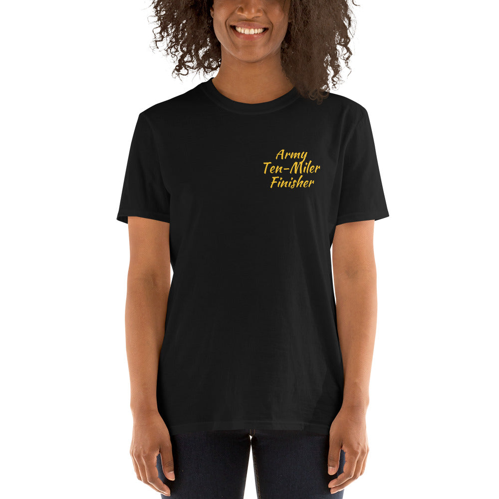 Army Ten-Miler Finisher (you add date or text) Short-Sleeve Unisex T-Shirt