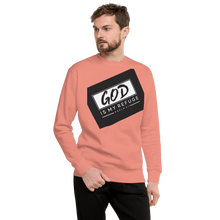 Load image into Gallery viewer, God is my refuge Psalm 91 Unisex Fleece Pullover