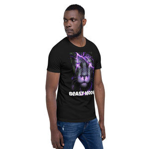 Purple Beast Mode (customizable personalize) Short-Sleeve Unisex T-Shirt