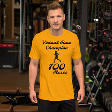 Load image into Gallery viewer, Virtual Race Champion 100 races Men&#39;s T-Shirt