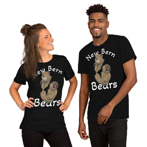 New Bern Bears Muscle Bear #2 Customizable Black Short-Sleeve Unisex T-Shirt