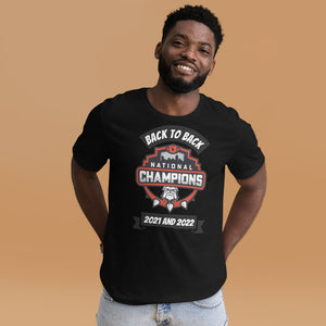Back to Back Champions Unisex t-shirt