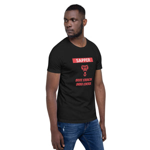 Sapper Brute Strength Under Control Unisex t-shirt
